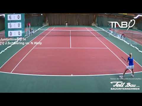 TNB Landesmeisterschaften der Jugend Winter 23 - [1] Jana Schwering vs. Nika Welp