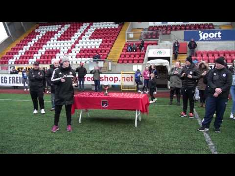 Crusaders Strikers v SOPFC Ladies - Under 15s Girls Sheild Final - 4th December 2016