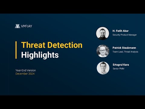 Year-End Detection Highlights: New Threat Insights to Close 2024