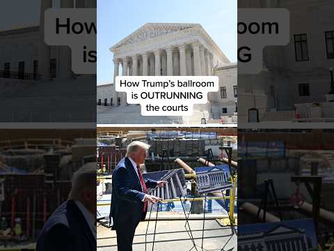 How Trump's ballroom is OUTRUNNING the courts