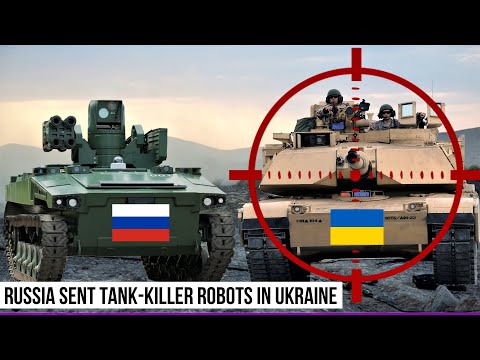 Russia sent MARKER Tank-killer Robots to destroy Leopard and Abrams tanks in Ukraine.