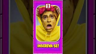 🍓🍌😱 BATALHA MAKEUP MORANGUETE E BANANUDO DOS ROSA  #quiz #shorts #emillyvickof #trending #viral