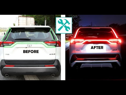 Toyota | TAILGATE dynamic LED light INSTALLATION 🛠 💡