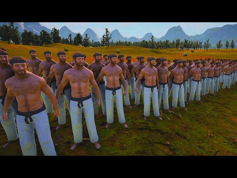 A 1000 Chuck Norris army VS 3 MILLION Orcs ! Ultimate Epic Battle Simulator 2 - UEBS 2
