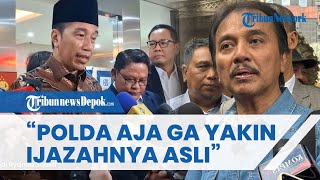 Roy Suryo Tuding Pendukung Jokowi Stres Sebut Dirinya jadi Tersangka: Polda Gak Yakin Ijazahnya Asli