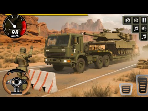US Army Truck Driving Simulator 3D | Transport Military Equipment & Rescue Soldiers