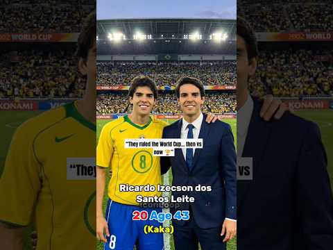 Top 6 Brazil Legends | Then vs Now 🏆 (World Cup Winners 2002)