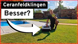 Günstige Klingen für Mähroboter: Küchenschaber - Funktioniert das?