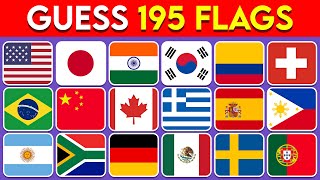 Guess The Country By The Flag Quiz 🚩 | Can You Guess 195 Flags?
