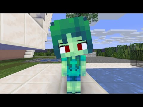 MONSTER SCHOOL : CHICKEN WING MEME ZOMBIE GIRL - MINECRAFT ANIMATION