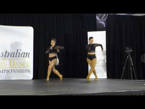 2016 Australian Latin Dance Championship - Pascale and Astrid