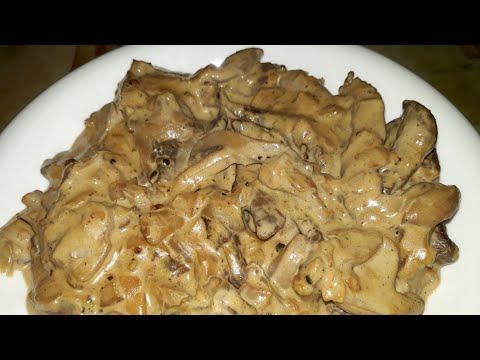 Creamy Beef with Mushroom\How to cook Quick and Easy Creamy Beef and Mushroom