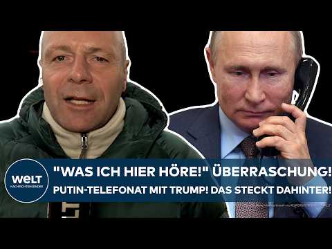 UKRAINE-KRIEG: "Was ich hier höre!" Überraschung! Putin-Telefonat mit Trump! Das steckt dahinter!