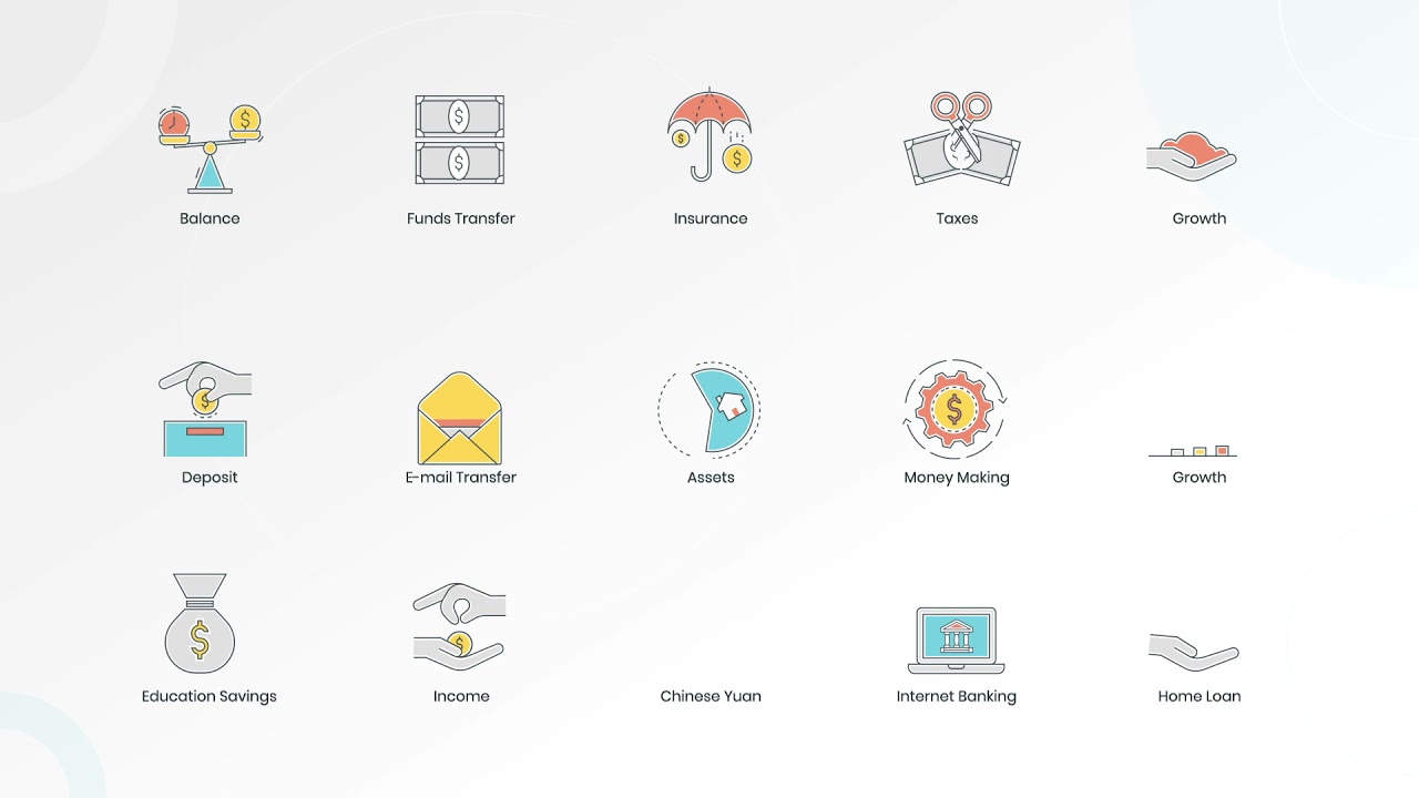 Animated Finance Icons