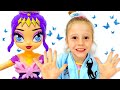 Nastya e a nova boneca de brinquedo Pixi Nastya e a nova boneca de brinquedo Pixi