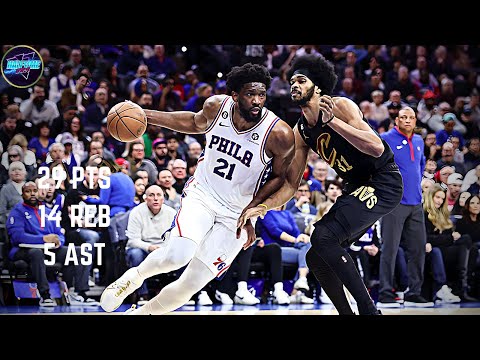 Joel Embiid Dominant 29 PTS, 14 REB, 5 AST vs Cavaliers | Full Highlights🔥!!!