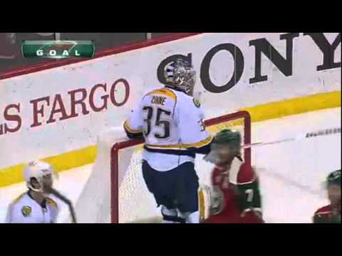Kyle Brodziak Power Play Goal (November 23 2011)