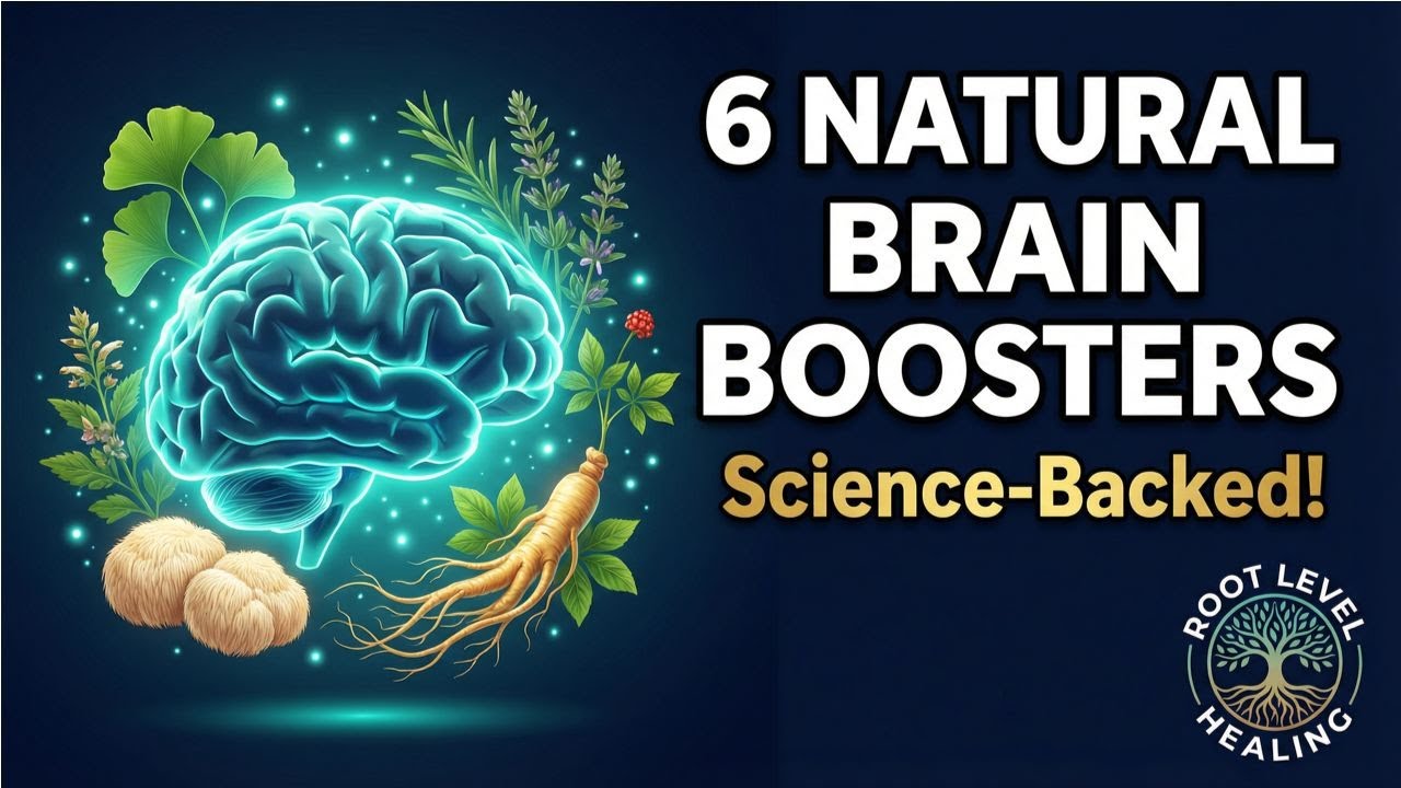 6 Natural Nootropics for Better Focus, Memory & Mental Clarity (Science-Backed) Video