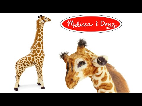 JIRAFA Melissa & Doug Gigante de Peluche, Apariencia Realista