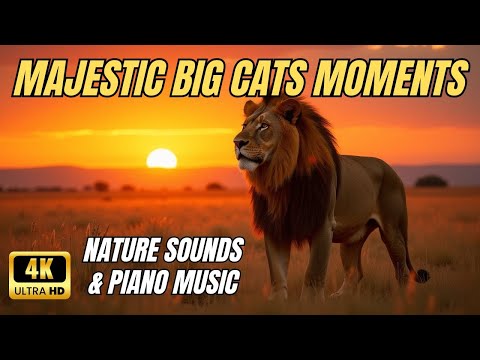 Big Cats of the Wild in 4K | Cinematic Lions, Tigers & Leopards