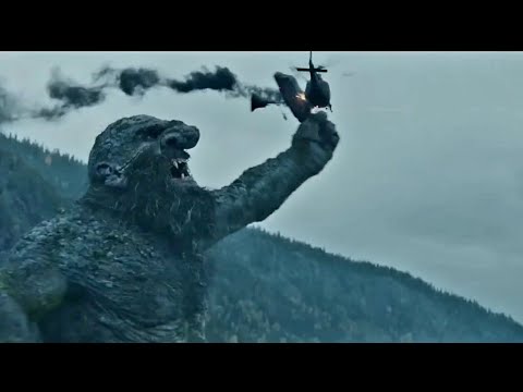 Military Chopper vs Troll The Mountain Giant Fight and Battle Scene
