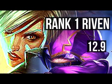 RIVEN vs KENNEN (TOP) | Rank 1 Riven, 2.0M mastery, 7/1/3, 900+ games | KR Challenger | 12.9