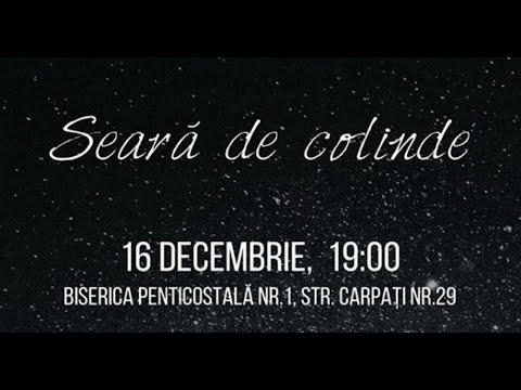 Seara de colinde - Biserica Carpati - 16 Decembrie 2019
