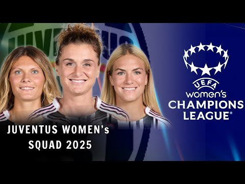 Squadra femminile della Juventus 2025/26 | UEFA Champions League | Soccer Queens