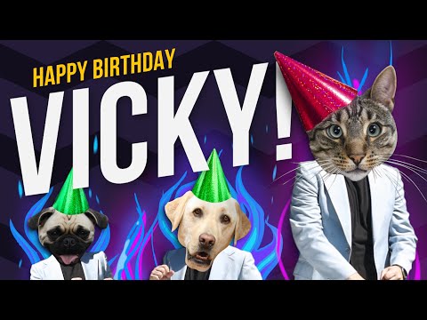 Happy Birthday Vicky - Its time to dance!