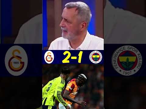 Galatasaray 2-1 Fenerbahçe Maç Sonu Yorumu Abdülkerim Durmaz #shorts