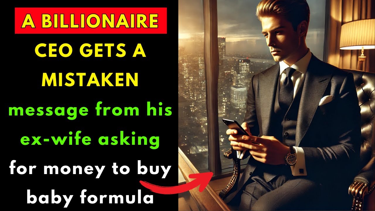 A BILLIONAIRE CEO GETS A MISTAKEN MESSAGE FROM HIS EX-WIFE ASKING FOR MONEY TO BUY BABY FORMULA