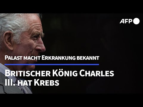 Britischer König Charles III. ist an Krebs erkrankt | AFP