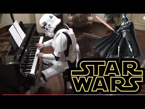Starwars, The Imperial March on Piano  ( Darth Vader's Theme )