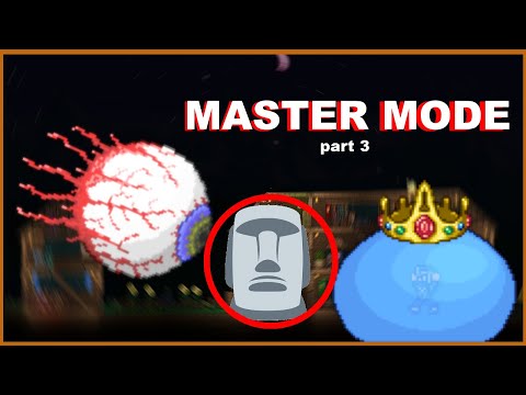 Eating Eye of Cthulhu and King Slime - Terraria Funny Moments