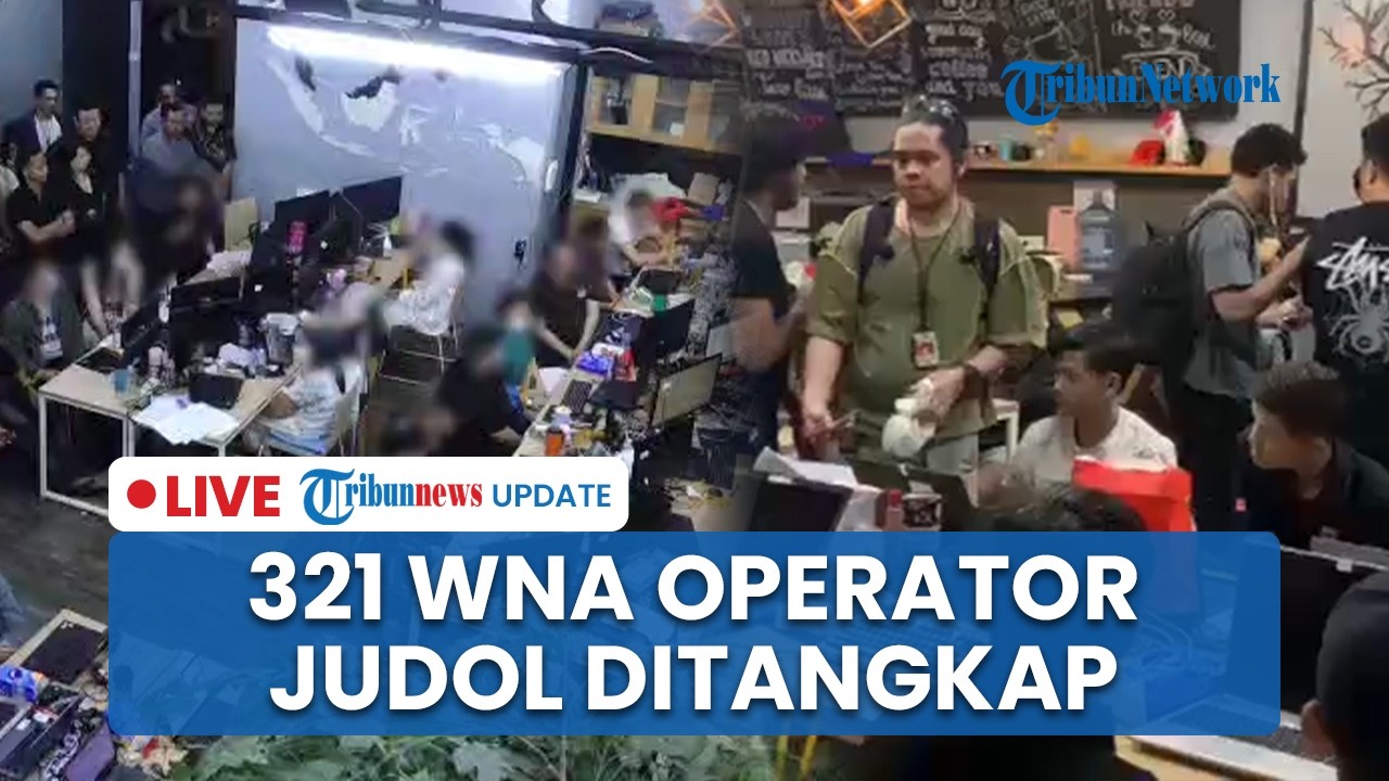 LIVE: 321 WNA Operator Judi Online Ditangkap di Hayam Wuruk, Bareskrim Bidik Aktor Pengendali