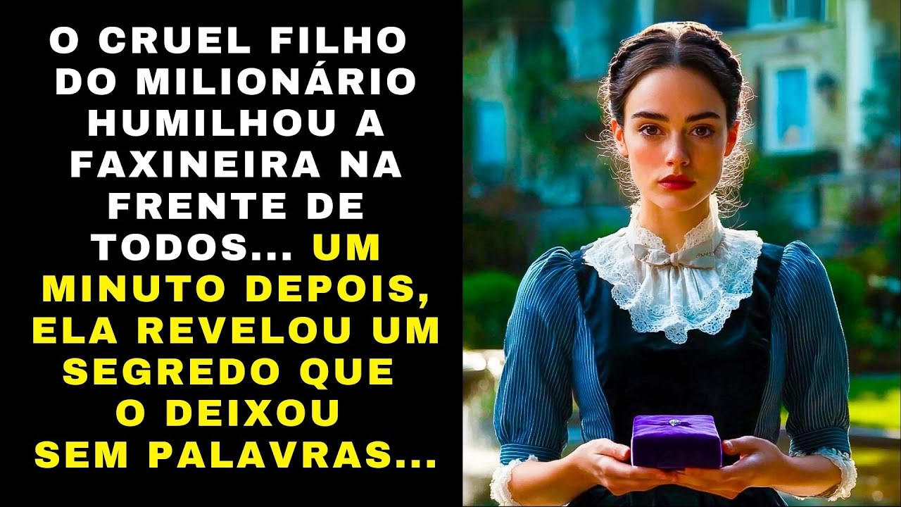 O CRUEL FILHO DO MILIONÁRIO HUMILHOU A FAXINEIRA...MINUTO DEPOIS, ELA REVELOU UM SEGREDO QUE...