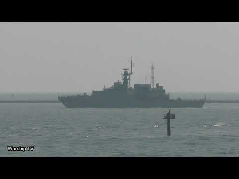 HMS TAMAR P233 IN PLYMOUTH SOUND - 23rd March 2021