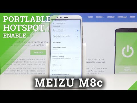 How to enable Portable Hotspot in MEIZU M8c – Wi-Fi Sharing