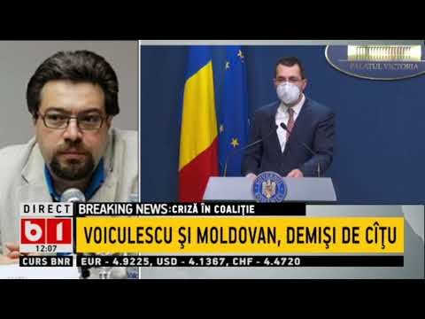 STIRI B1 ORA 12.00 DIN 14 APR 2021 - VOICULESCU SI MOLDOVAN, DEMISI DE CITU, CU ACORDUL LUI IOHANNIS
