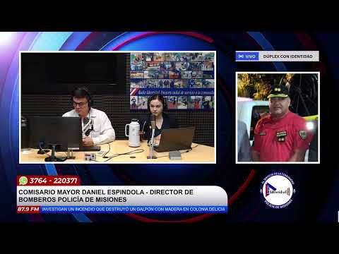 COMISARIO MAYOR DANIEL ESPINDOLA - DIRECTOR DE BOMBEROS POLICÍA DE MISIONES