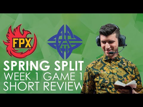 FPX vs ES G1 W1 (SHORT) - YamatoCannon Reviews