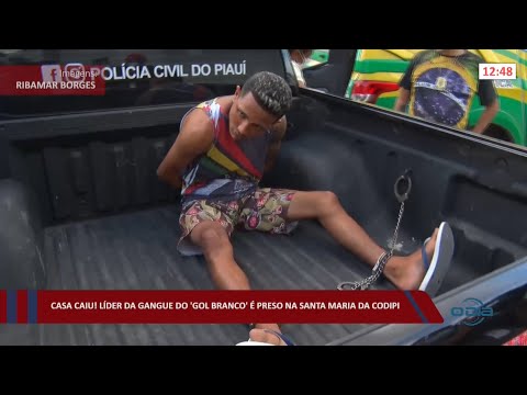 Casa caiu! Líder da gangue do ‘gol branco’ é preso na Santa Maria da Codipi 18 02 2022