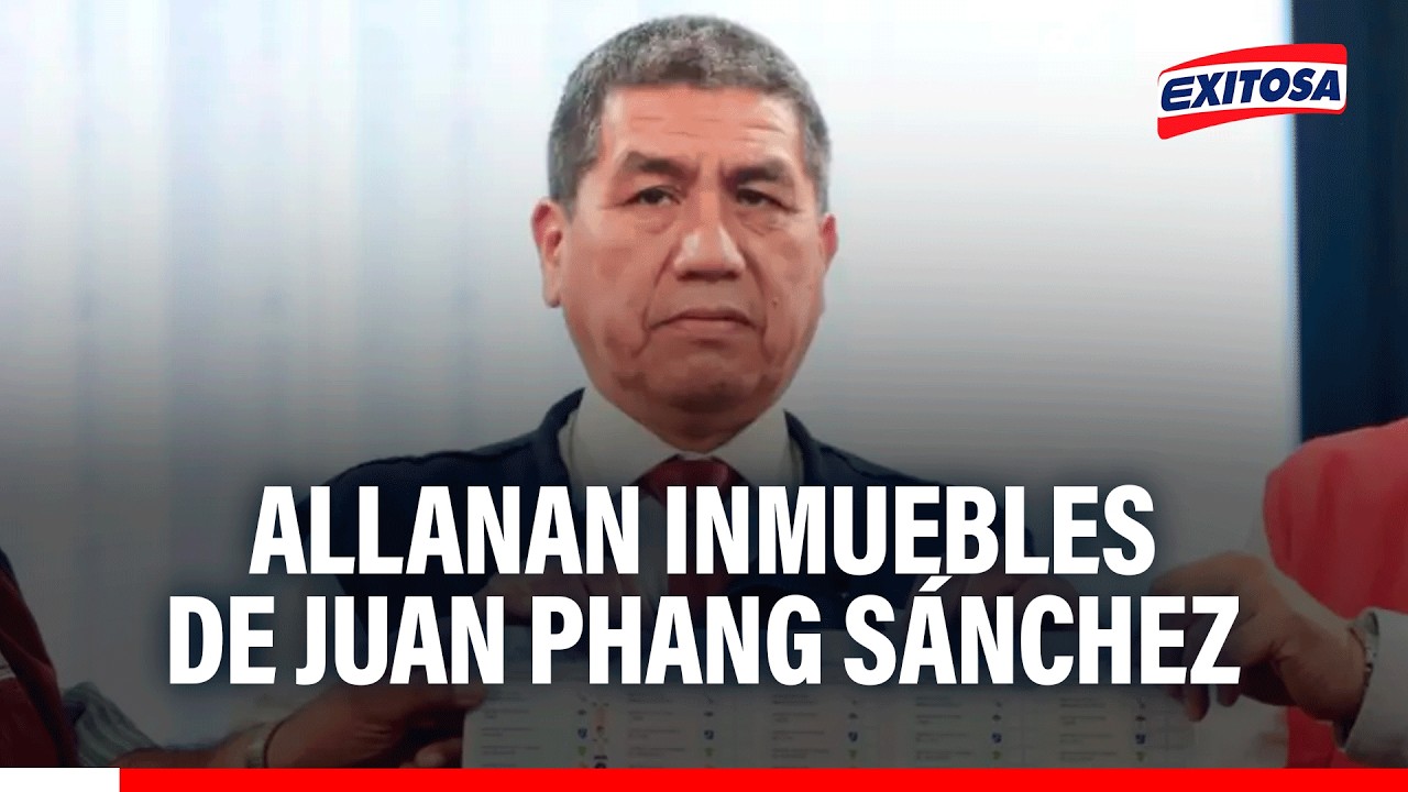 🔴🔵 Allanan inmuebles del suspendido funcionario de la ONPE, Juan Phang Sánchez