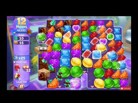 Wonka's World of Candy Level 516 NO BOOSTERS - A S GAMING ✔
