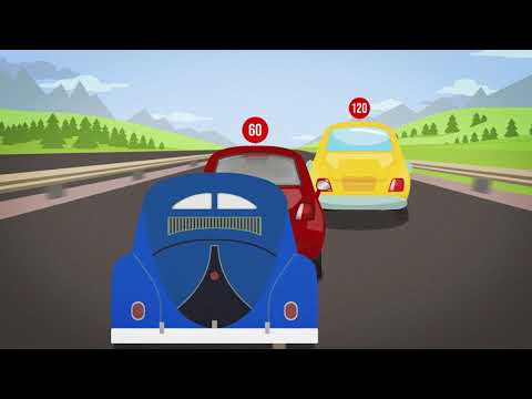 Sur l’autoroute ne dépassons pas 120km/H et ne descendons pas de 80km/H.