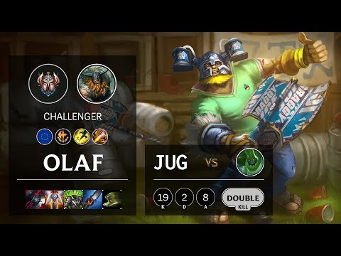 Olaf Jungle vs Zac - EUW Challenger Patch 10.3