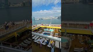 Spectrum of The Seas Royal Caribbean Cruise Line  from Costa Serena 💙💛 Costa Cruises in Hong Kong