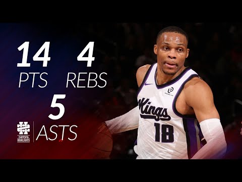 Russell Westbrook 14 pts 4 rebs 5 asts vs Knicks 25/26 season