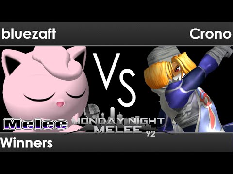 MNM 92 - bluezaft (Jigglypuff) vs Crono (Sheik) Winners - Melee