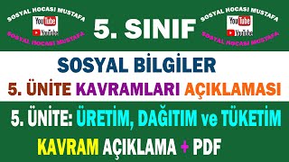 5.Sınıf Sosyal Bilgiler 5.Ünite Kavram Açıklama Videosu